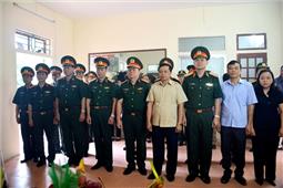 Thượng tướng Nguyễn Trọng Nghĩa thăm, làm việc tại tỉnh Cao Bằng